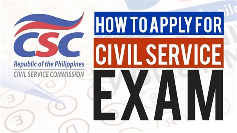 CSC Online Civil Service Examination Application .